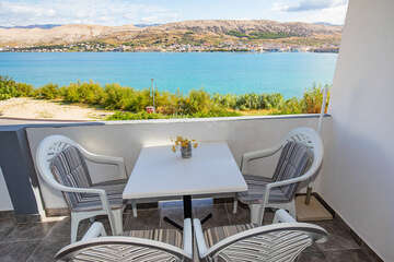 A3 - apartmány Bepo, město Pag, ostrov Pag, Chorvatsko