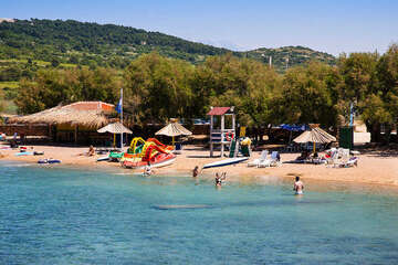 Apartmány Mima - písečná pláž Planjka, Stara Novalja, ostrov Pag, Chorvatsko