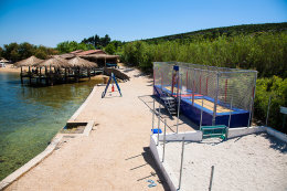 Apartmány Mima - vyžití pro děti u písečné pláže Planjka, Stara Novalja, ostrov Pag, Chorvatsko