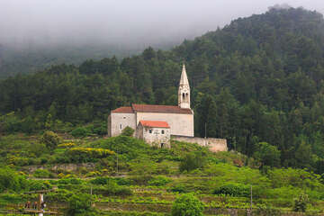 Pitve - kostel Sv. Jakuba, ostrov Hvar, Chorvatsko