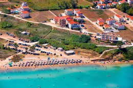 Sabunike - Královnina pláž - letecký pohled, Zadarská riviéra, Chorvatsko