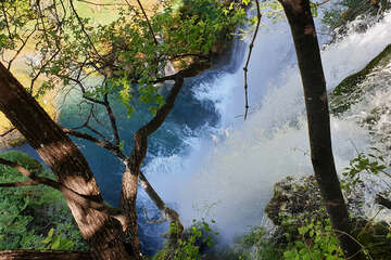vodopád Manojlovac, horní tok Krky