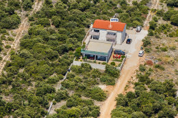 Apartmány Vito - letecký pohled, Mandre, ostrov Pag, Chorvatsko