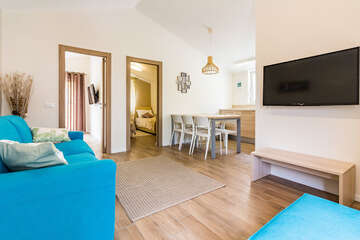 Apartmán typ "A (4+2)" pro 4–6 osob, 1. nebo 2. poschodí