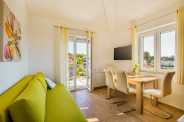 Apartmán typ "B (2+2)" pro 3–4 osoby, 1. nebo 2. poschodí