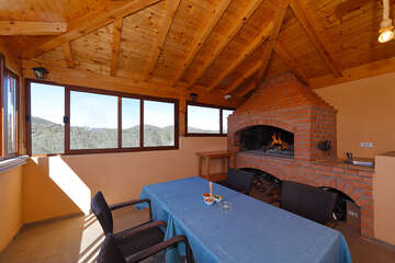 Robinzonský domek Bunja - letní kuchyně s grilem, Tkon, ostrov Pašman, Chorvatsko