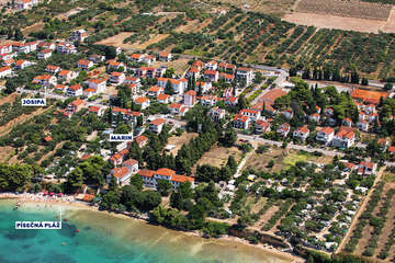 Apartmány Josipa - letecký pohled, Sv. Filip i Jakov, Chorvatsko