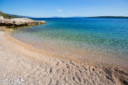 Zavala - pláž pod domem Jasna, ostrov Hvar, Chorvatsko