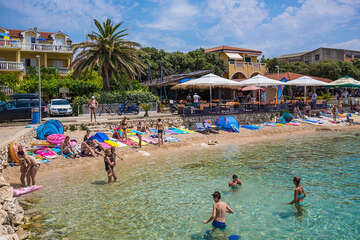 Apartmány Datković - oblázková pláž 450 m od domu, Mandre, ostrov Pag, Chorvatsko