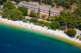 Hotel Brzet***- letecký pohled, Omiš, Chorvatsko