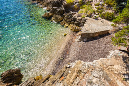 Apartmány Vlaho II - oblázková pláž, jižní zátoky, ostrov Hvar, Chorvatsko