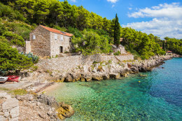 Apartmány Vlaho II - oblázková pláž, jižní zátoky, ostrov Hvar, Chorvatsko