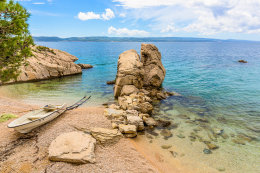 Apartmány Ivana - oblázková pláž, Brela, Makarská riviéra, Chorvatsko