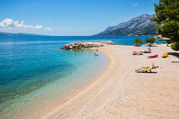 Apartmány Žarko - oblázková pláž, Brela, Makarská riviéra, Chorvatsko