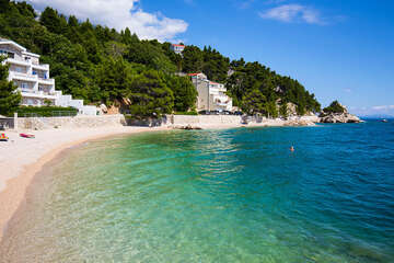 Apartmány Ivana - oblázková pláž, Brela, Makarská riviéra, Chorvatsko