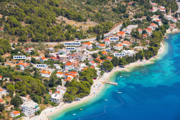 Apartmány Kana I -  letecký pohled, Živogošće - Mala Duba, Makarská riviéra, Chorvatsko