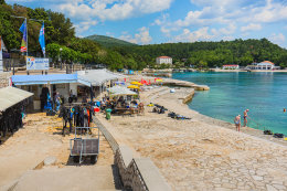 Mobilhome Tropical - betonová pláž 220 m od mobilhomů, Selce, Crikvenická riviéra, Chorvatsko