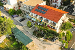 Apartmány Maćina - letecký pohled, Živogošće-Blato, Makarská riviéra, Chorvatsko