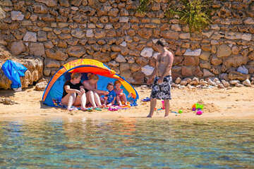 Apartmány Astor - písečná pláž, Stará Novalja, ostrov Pag, Chorvatsko