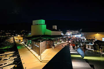 Pag - večerní atmosféra, ostrov Pag, Chorvatsko