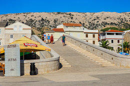 Pag město, ostrov Pag, Chorvatsko