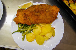 Penzion Magazin - příklad obědového menu, Tkon, ostrov Pašman, Chorvatsko