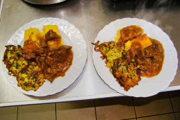 Penzion Magazin - příklad obědového menu, Tkon, ostrov Pašman, Chorvatsko