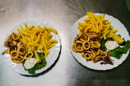 Penzion Magazin - příklad obědového menu, Tkon, ostrov Pašman, Chorvatsko