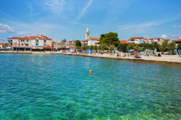 Mobilhome Mir - pláže, Pakoštane, Zadarská riviéra, Chorvatsko