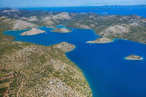 Přírodní park Telaščica, Dugi Otok, Chorvatsko