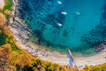 Apartmány Moderna - oblázková pláž, Pula, Istrie, Chorvatsko