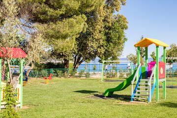 Mobilhome Oliva - kemp - dětské hřiště, Rabac, Istrie, Chorvatsko