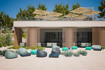 Mobilhome Avalona - restaurace/kavárna, Aminess Camping Resort, Povljana, ostrov Pag, Chorvatsko