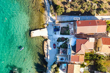 Prázdninový dům Ekipa - letecký pohled, Kukljica, ostrov Ugljan, Chorvatsko