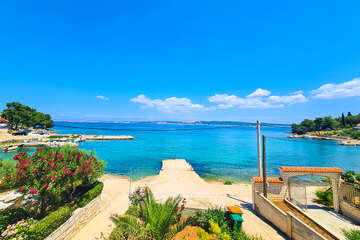 Prázdninový dům Ekipa - pláž před domem, Kukljica, ostrov Ugljan, Chorvatsko