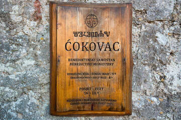 Tkon - klášter Ćokovac, ostrov Pašman, Chorvatsko