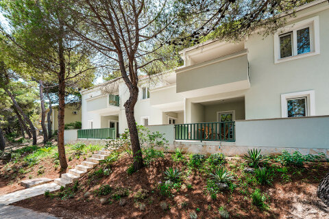 Resort Zelena Punta - domy s apartmány typu B, C, D, Kukljica, ostrov Ugljan, Chorvatsko