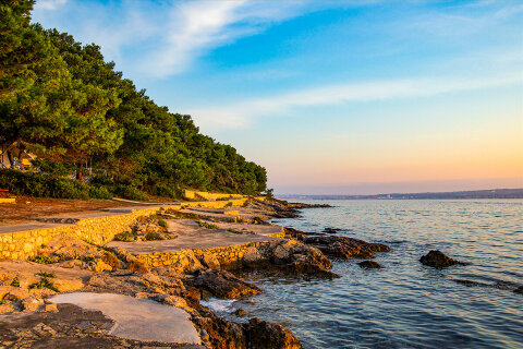 Resort Zelena Punta - pláže, Kukljica, ostrov Ugljan, Chorvatsko
