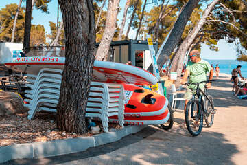 Resort Zelena Punta - půjčovna SUP, Kukljica, ostrov Ugljan, Chorvatsko