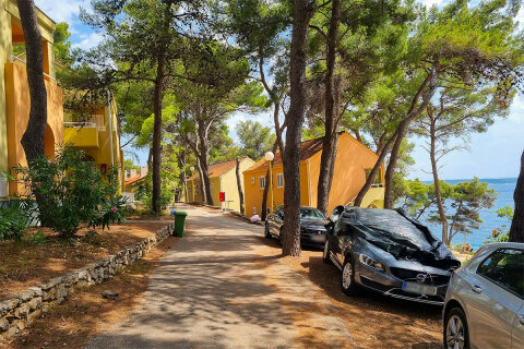 Resort Zelena Punta - domy s apartmány typu A, Kukljica, ostrov Ugljan, Chorvatsko