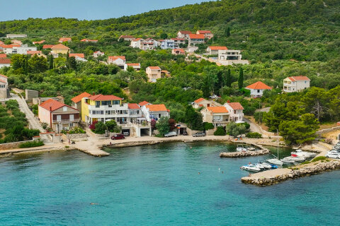 Prázdninový dům Ekipa - letecký pohled, Kukljica, ostrov Ugljan, Chorvatsko