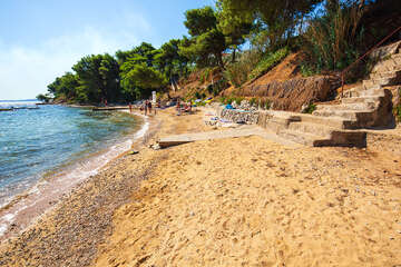 Apartmány Filip - písečná pláž Studenac 190 m od domu, Tkon, ostrov Pašman, Chorvatsko