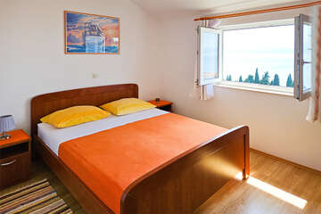 apartmány Mali Luka: apartmán A4 pro 4-5 osob, <br />
3. poschodí