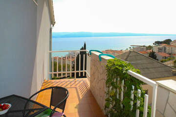 apartmány Mali Luka: studio A6 pro 2-3 osoby, <br />
3. poschodí