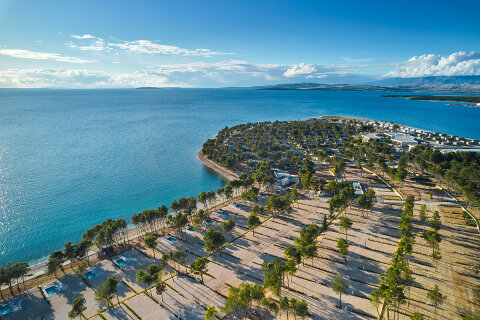 Mobilhome Avalona Resort, Povljana, ostrov Pag, Chorvatsko