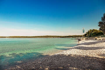 Mobilhome Mon Perin Resort - oblázková pláž, Bale - Rovinj, Istrie, Chorvatsko