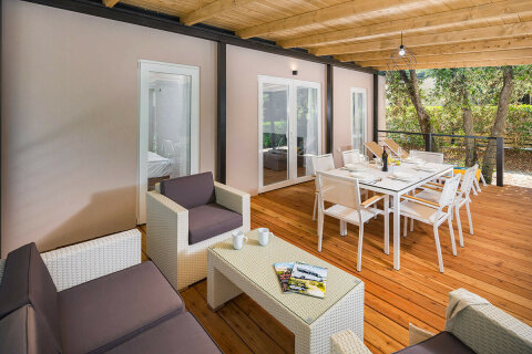 Mobilhome Mon Perin Resort - typ "A" - Mobilhome Colona Deluxe, Bale - Rovinj, Istrie, Chorvatsko