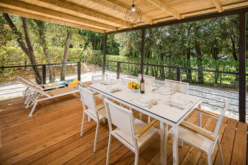 Mobilhome Mon Perin Resort - typ "A" - Mobilhome Colona Deluxe, Bale - Rovinj, Istrie, Chorvatsko