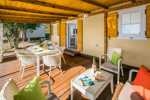 Mobilhome Mon Perin Resort - typ "A" - Mobilhome Colona Deluxe, Bale - Rovinj, Istrie, Chorvatsko