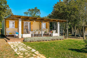Mobilhome Mon Perin Resort - typ "A" - Mobilhome Colona Deluxe, Bale - Rovinj, Istrie, Chorvatsko